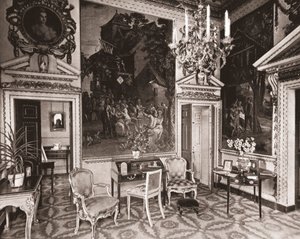 La stanza degli arazzi, Chiswick House, Londra, 1894 da Unbekannt