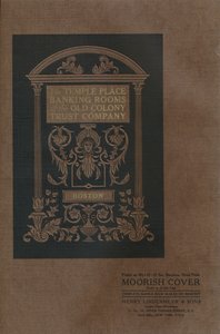 Le sale bancarie di Temple Place della Old Colony Trust Company - Copertura moresca, 1909 da Unbekannt