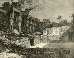 Il Tempio di Luxor, 1890 da Unbekannt