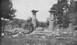 Il Tempio di Hera a Olimpia, 1913
