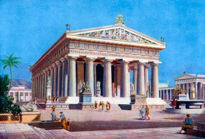 Il Tempio di Poseidone, Paestum, Italia, 1933-1934 da Unbekannt