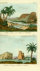 Il Tempio di Ramses II ad Abu Simbel (Isambul), Nubia, e il Tempio di Thoth a Dakka, Nubia