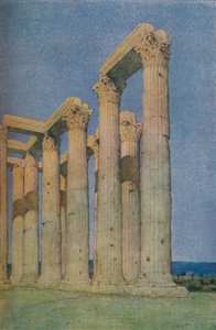 Il tempio di Zeus Olimpio ad Atene, 1913