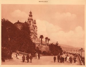 Le terrazze e il casinò, Monte Carlo, 1930