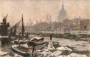 Il Tamigi: Un inverno rigido da Unbekannt