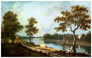 Il Tamigi, Twickenham, c1762 1956 da Unbekannt