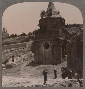 La tomba di Assalonne nella valle di Giosafat, c1900 da Unbekannt