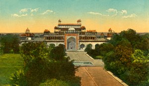 La tomba di Akbar il Grande Alias Sikandra, Agra