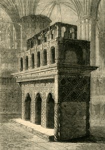 La tomba di Edoardo il Confessore, 1881 da Unbekannt