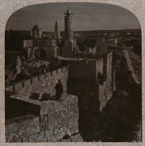 La Torre di Davide. La parte più antica della Cittadella, c1900 da Unbekannt