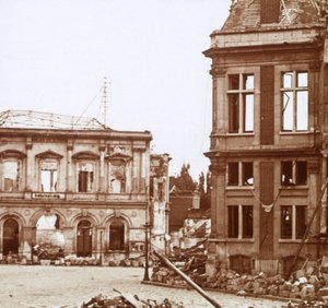 Il Municipio, Chauny, Francia, c. 1914-c. 1918 da Unbekannt