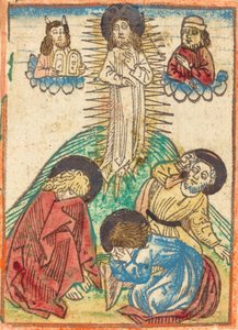 La trasfigurazione, c. 1475 da Unbekannt