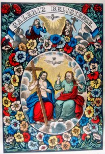 La Trinità: Padre, Figlio e Spirito Santo, 19° secolo