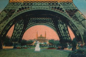 Il Trocadéro visto sotto la Torre Eiffel, Parigi, c1920 da Unbekannt