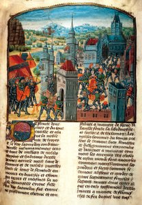 La guerra di Troia (miniatura) da Unbekannt