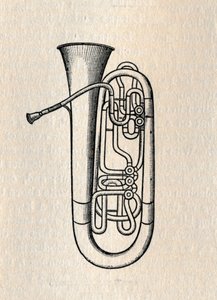 La tuba - Tuba contrabbasso, 1895 da Unbekannt