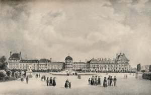 Palazzo delle Tuileries dai giardini, 1915