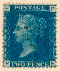 Il Due Penny Blue o Il Due Pence Blue francobollo, 1840s