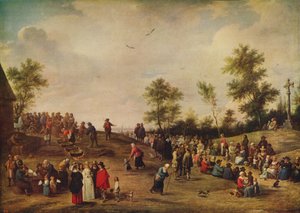 La festa del villaggio, dopo il 1846, c1915