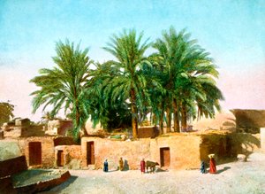 Il villaggio di Karnak, Egitto, XX secolo da Unbekannt