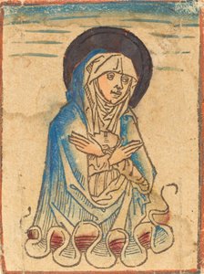 La Vergine tra le nuvole, c. 1470-1480 da Unbekannt