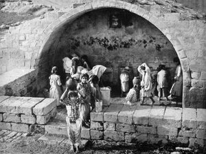 Il pozzo delle Vergini a Nazareth da Unbekannt