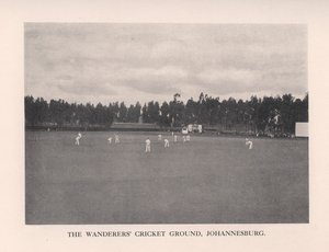 Il campo di cricket dei Wanderers, Johannesburg, Sudafrica, 1912