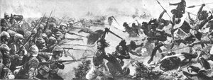 La guerra in Sudan: Battaglia di El Teb, 29 febbraio 1884 da Unbekannt