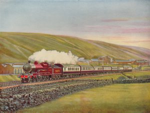 Il West Coast Scotsman a tutta velocità vicino a Tebay, L.M.S.R., 1926 da Unbekannt
