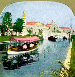 La laguna ovest dalla Fiera Mondiale, St Louis, Missouri