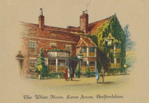 Il cavallo bianco, Eaton Socon, Bedfordshire, 1939 da Unbekannt