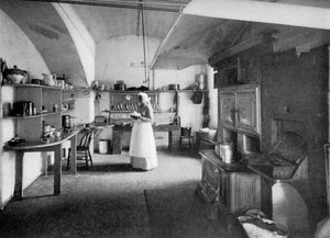 La cucina della Casa Bianca, Washington DC, USA, 1908 da Unbekannt