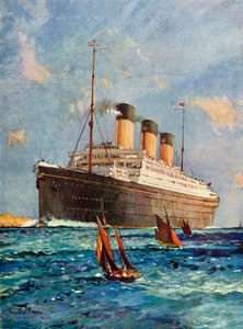 Il piroscafo White Star Majestic da Unbekannt