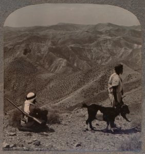 Il deserto della Giudea e il luogo del capro espiatorio, c1900 da Unbekannt