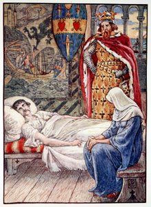 La Strega dà Consigli sulla Ferita di Sir Tristano da Unbekannt