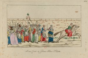 La marcia delle donne su Versailles, 5 ottobre 1789 da Unbekannt