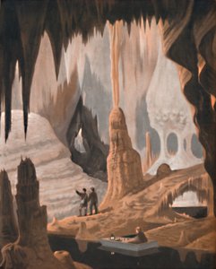 La meraviglia e la bellezza di una grotta di stalattiti, 1935 da Unbekannt