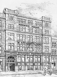 Le opere in Norwich Street, 1916 da Unbekannt