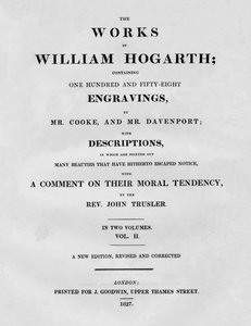 Le opere di William Hogarth, Vol II, 1827