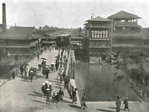 Il ponte Yebisu, Osaka, Giappone da Unbekannt