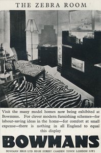La Stanza della Zebra - Bowmans, 1933 da Unbekannt
