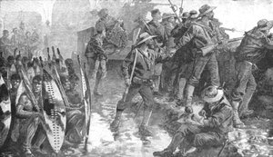 La Guerra Zulu, 1879: Uomini di H.M.S. Shah all