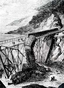 Le conseguenze di un grave incidente ferroviario da Unbekannt