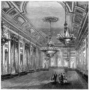 La sala da ballo nelle stanze di Willis, Londra da Unbekannt
