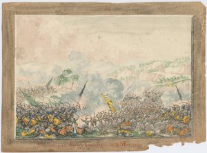 La battaglia vicino a Provadia il 29 maggio 1829, 1829 da Unbekannt