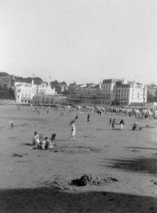 La spiaggia, Dinard, Bretagna, XX secolo