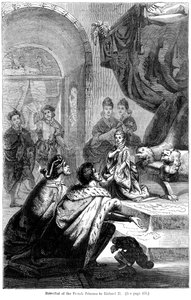 Il fidanzamento di Isabella di Valois 1389-1409 con il re Riccardo II 1367-1400, 1396 da Unbekannt