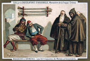 I monaci cappuccini di Malata presi prigionieri, 1895 da Unbekannt