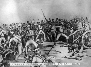 Il combattimento di San Juan, 1898, anni 1920