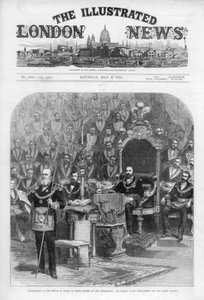La copertina di The Illustrated London News, 8 maggio 1875 da Unbekannt